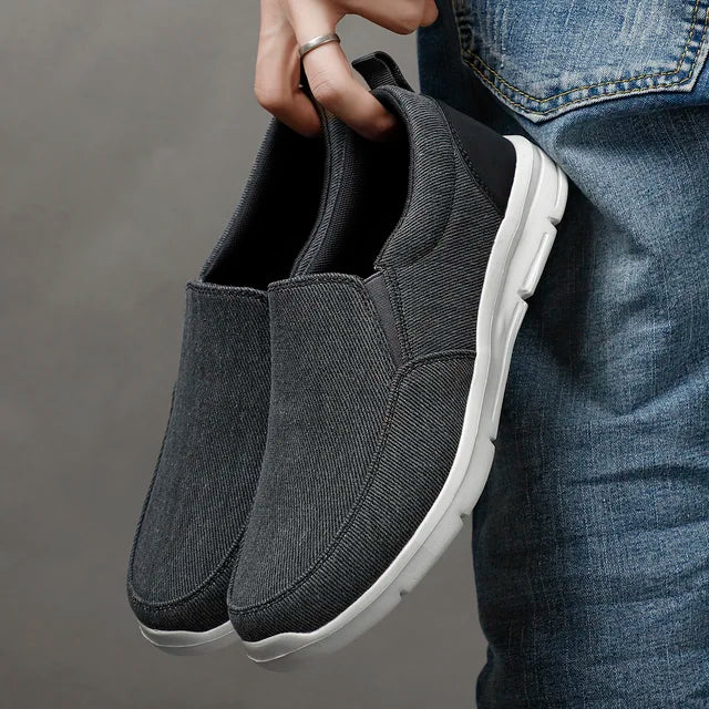 Heren Canvas Slip-On Schoenen - Ademend & Lichtgewicht Design