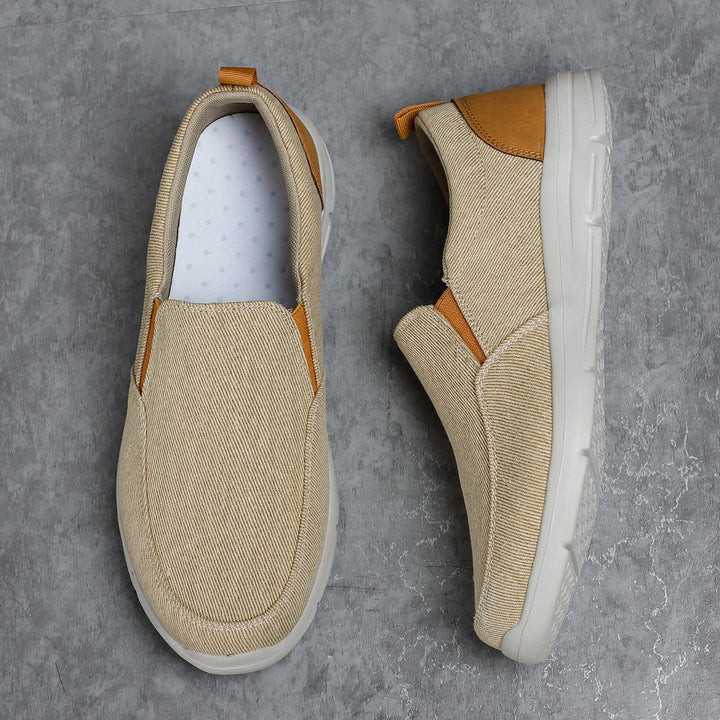 Heren Canvas Slip-On Schoenen - Ademend & Lichtgewicht Design