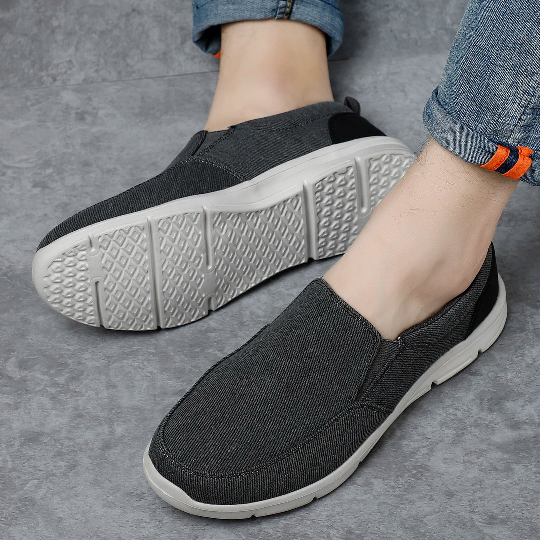 Heren Canvas Slip-On Schoenen - Ademend & Lichtgewicht Design